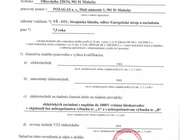 Oprava VTZ elektrických - § 23