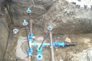 Výstavba vodovodu